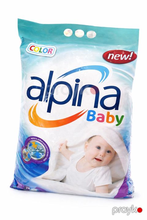 Alpina Baby Color körpə geyimləri üçün zərif qulluq, güclü təmizlik — Bakı