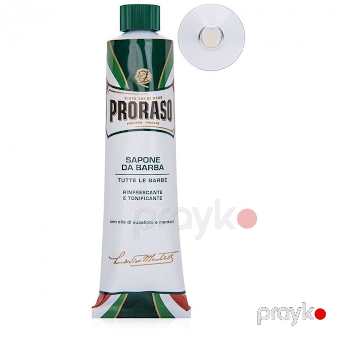 Təraş üçün krem Proraso Soap Tube Refresh mentol və evkalipt ilə 150 ml — Mallar, Bakı (2)