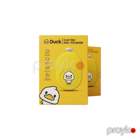 Uşaqlar üçün elektrikli dırnaq tutan Duck, sarı — Bakı