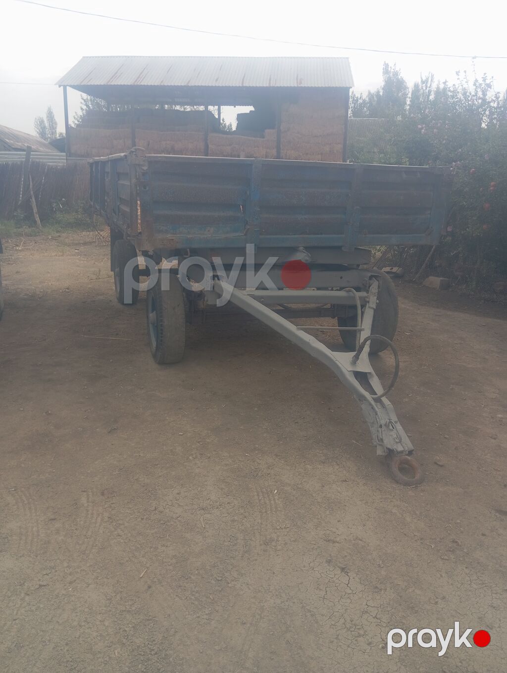 Traktor üçün iki oxlu kənd təsərrüfatı qoşqusu - Yükləmə platforması — Yardımçı qoşqular, Zərdab (5)