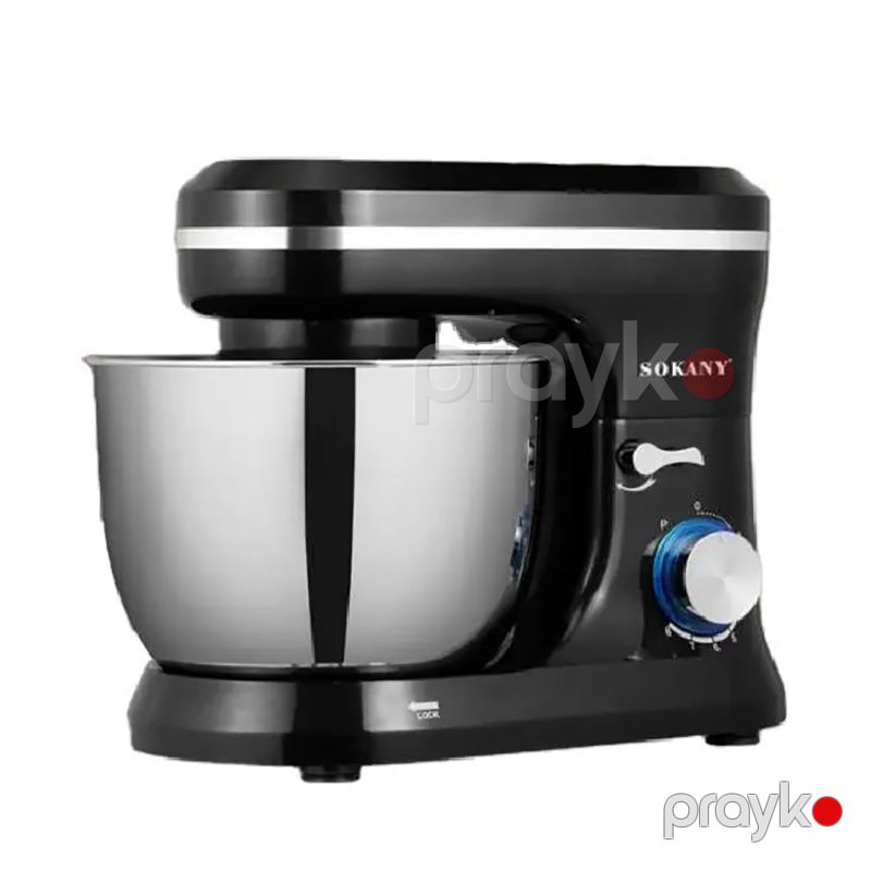 Sokany SK-271 Çoxfunksiyalı Mikser – 1200W, 5L Qab, Xəmir Yoğurma və Çırpma Funksiyası — Blenderlər, xırdalayanlar və mikserlər, Bakı (4)