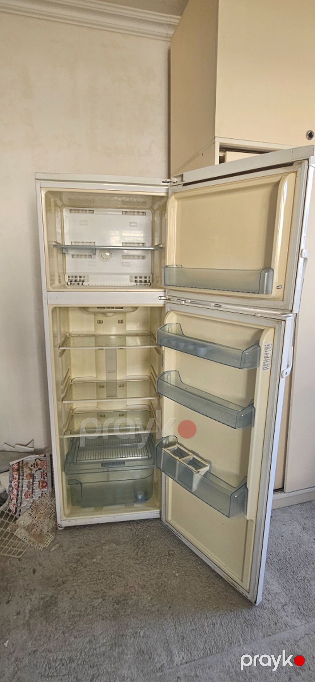 İşlənmiş 2 qapılı Beko Soyuducu Satılır, rəng - Ağ — Soyuducular, Bakı (5)