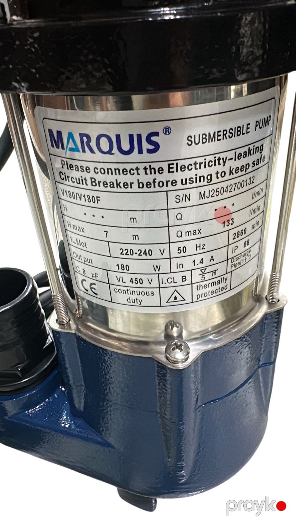Drenaj nasosu Marquis V180/V180F, 180 Vt — Mallar, Bakı (2)