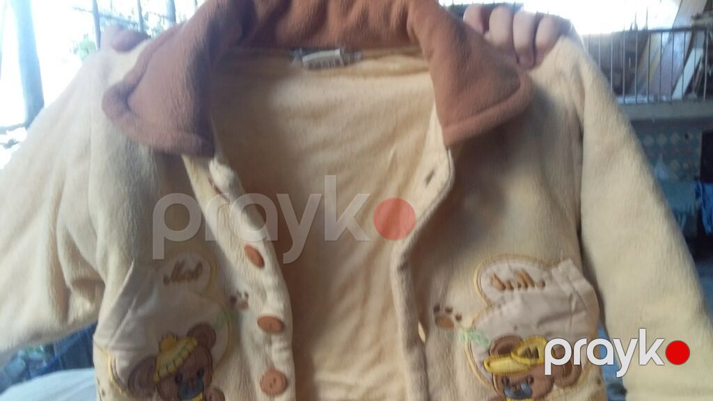 Uşaq üçün isti payız-qış dəsti: - Material: yumşaq, tüklü flis/parça — Uşaq geyimi, Gəncə (2)