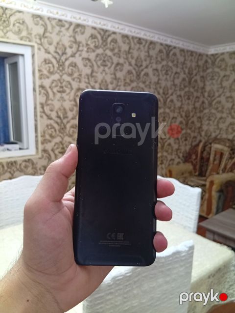 Samsung Galaxy A6, 32 GB, rəng - Qara, Barmaq izi — Ağsu