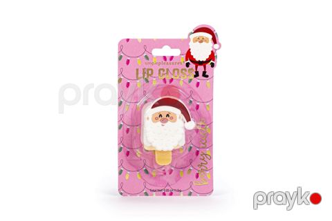 Uşaqlar üçün dodaq parıldadıcısı Simple Pleasures Santa, 1.5 q