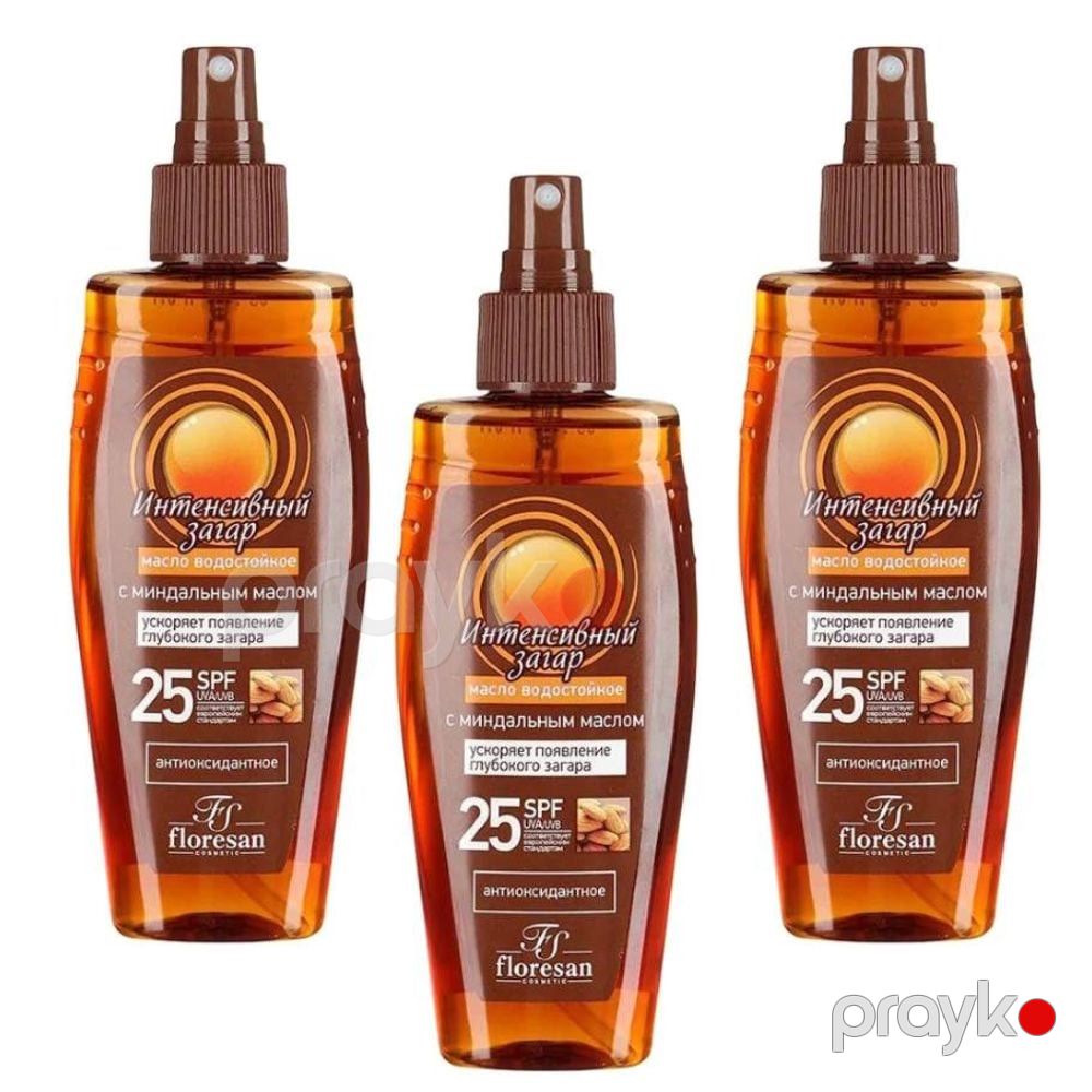 Qaralma yağı Floresan İntensiv qaralma 25SPF 150 ml — Mallar, Bakı (3)