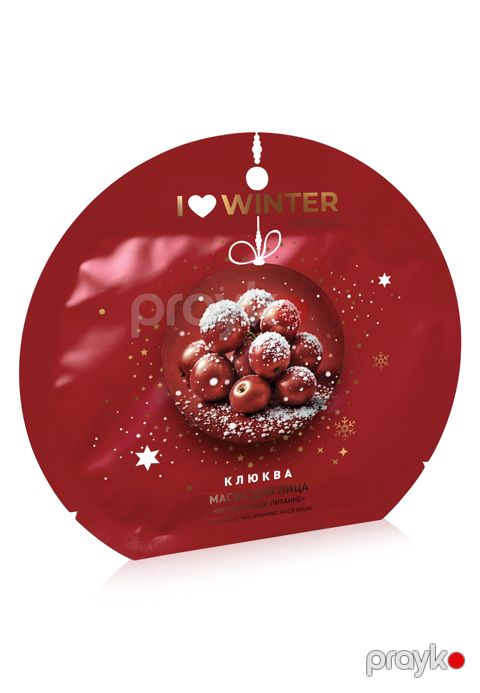 Parça maska Faberlic I Love Winter Клюква — Bakı