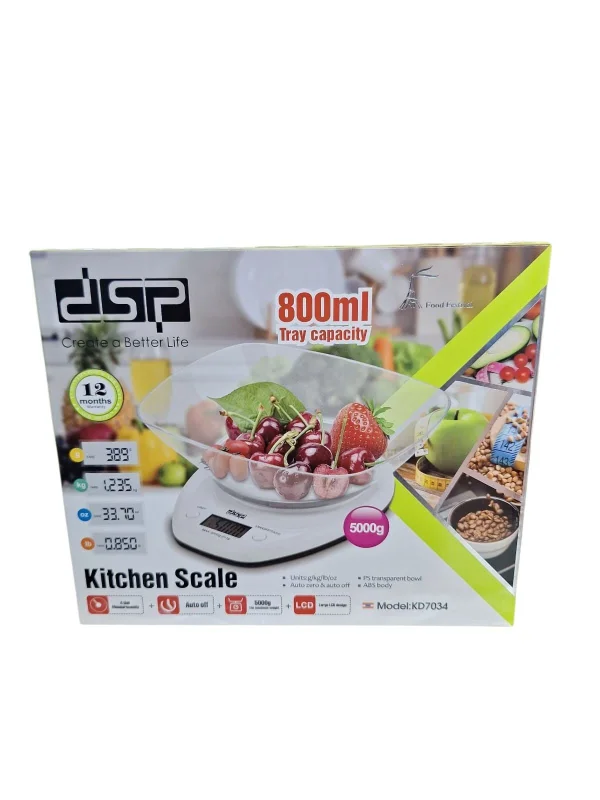 Mətbəx tərəziləri, rəqəmsal, peşəkar, paslanmayan polad, 800 ml - 6973773618335 — Tərəzi, Bakı (2)