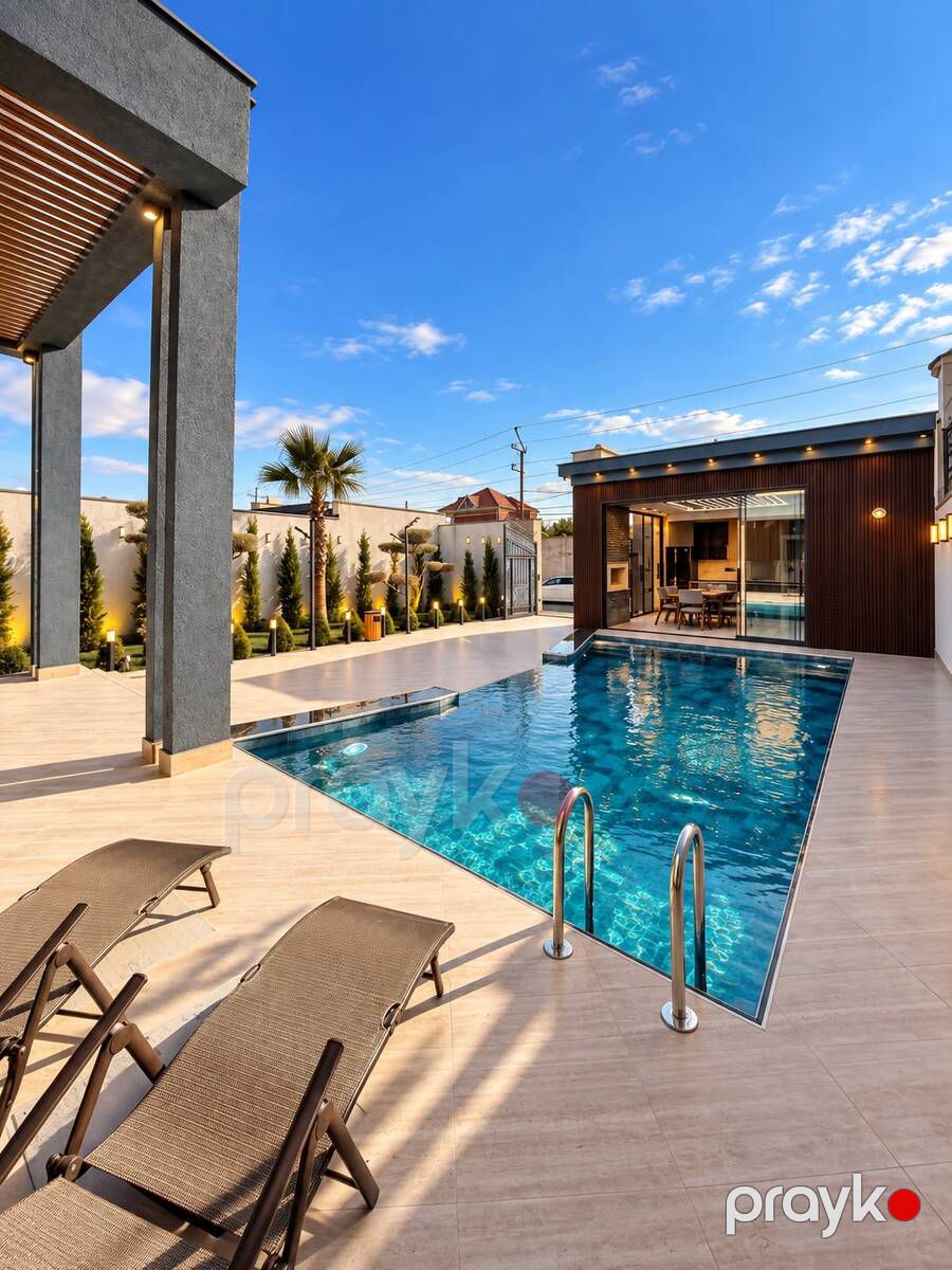 Satılır 5 otaqlı həyət evi/bağ evi 200 m² — Ev, villa, Bakı (5)