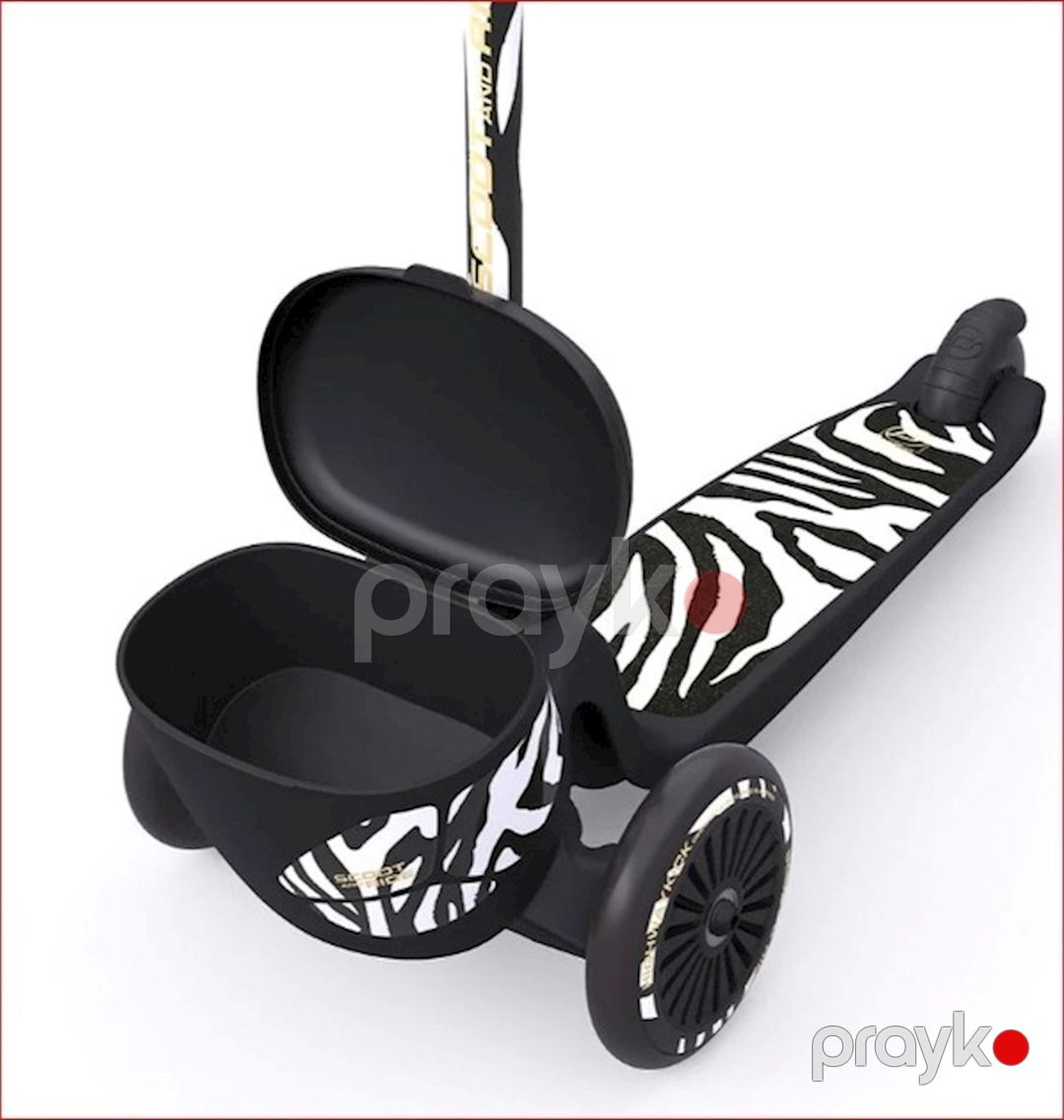 Samokat Scoot&Ride, qara/ağ, 58x26x62.5 sm — Mallar, Bakı (2)