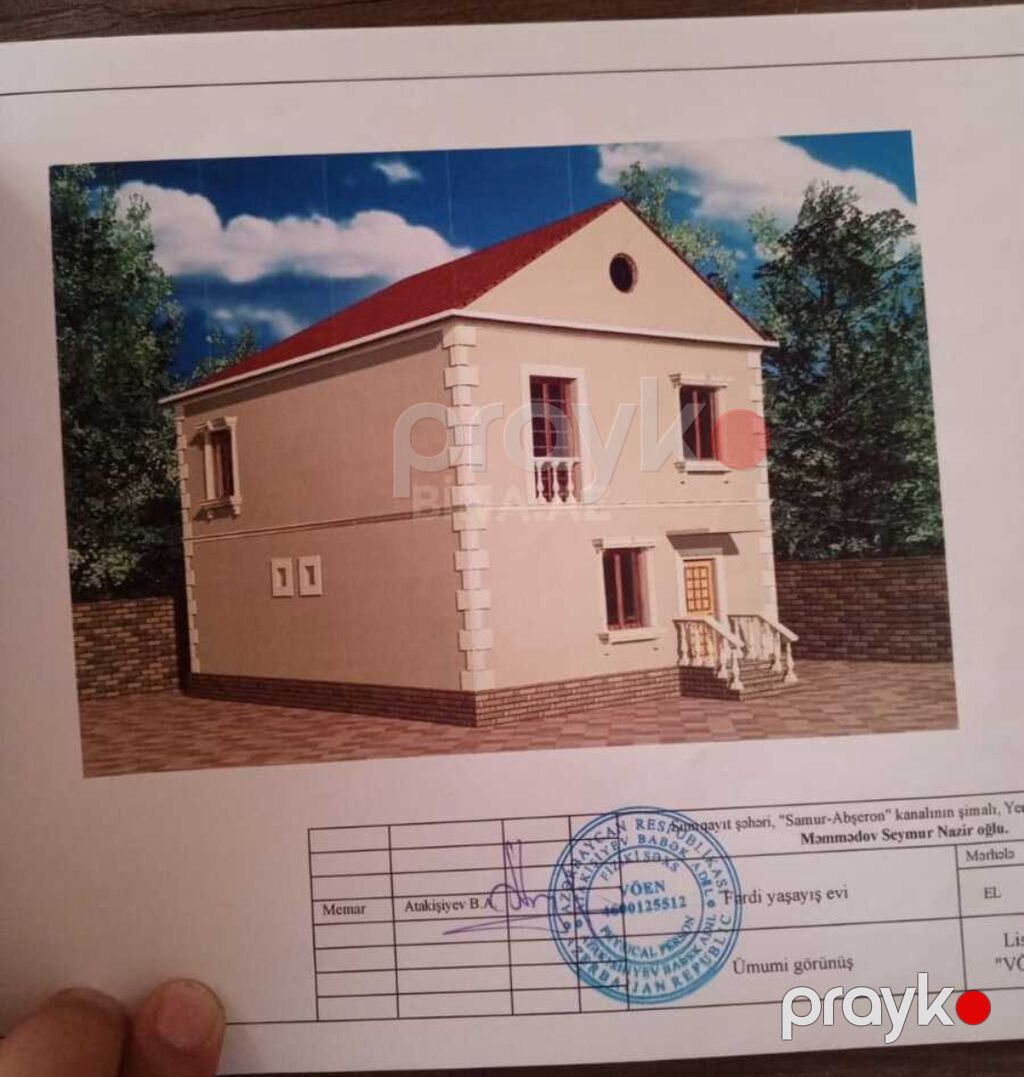 6 otaqlı, 190 kv. m, Kredit yoxdur, Təmirsiz — Ev, villa, Bakı (10)