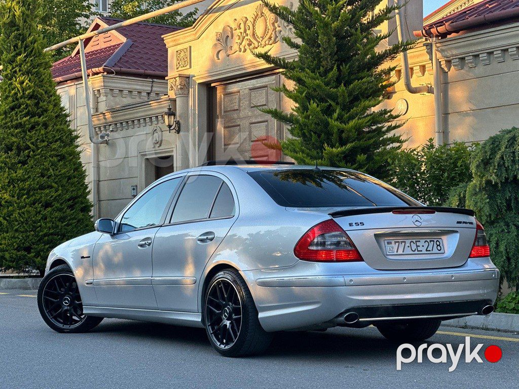 Mercedes E 320, 3.2 L, 2002 il, 281 360 km — Avtomobillər, Bakı (5)