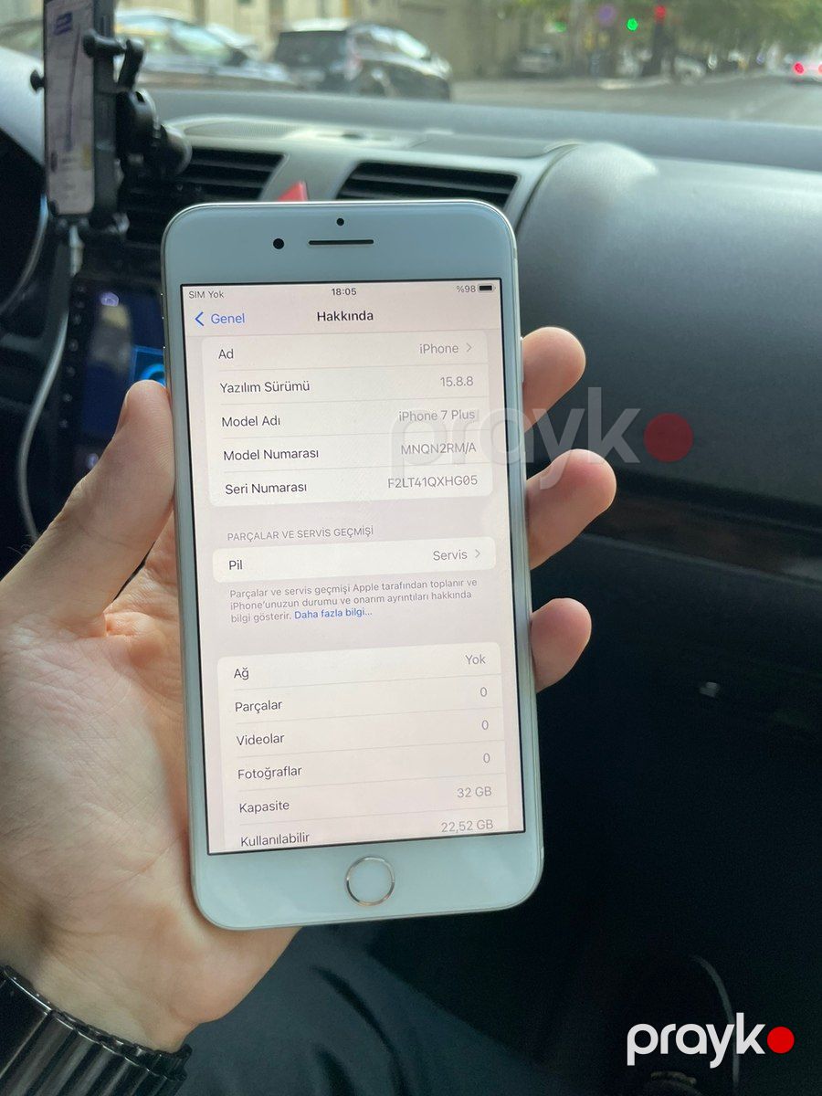 Apple iPhone 7 Plus Silver 32GB — Smartfonlar, Bakı (3)