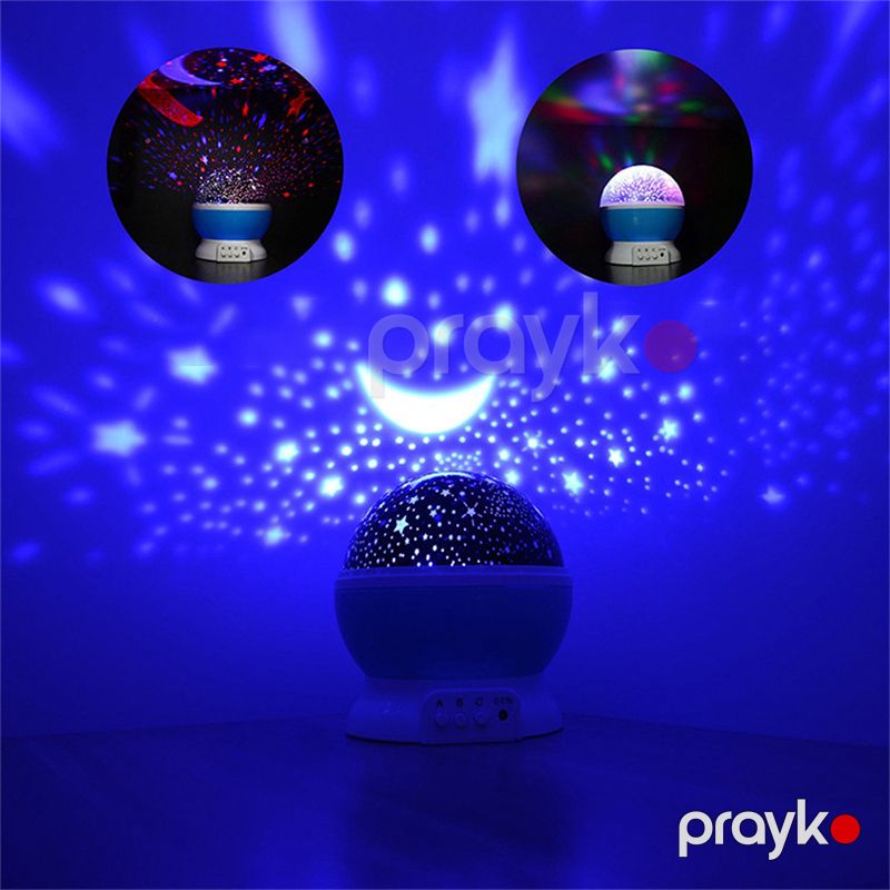 Ulduzlu Səma Galaxy Proyektoru – Fırlanan LED Gecə İşığı — Ev texnikası, Bakı (6)