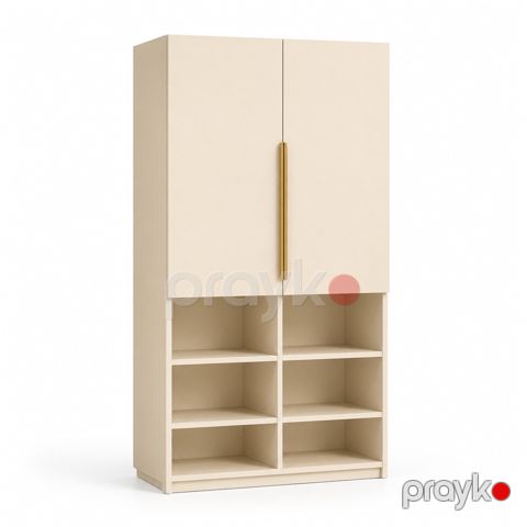 Şkaf, Laminat, Açıq bej, 180x90 sm — Bakı
