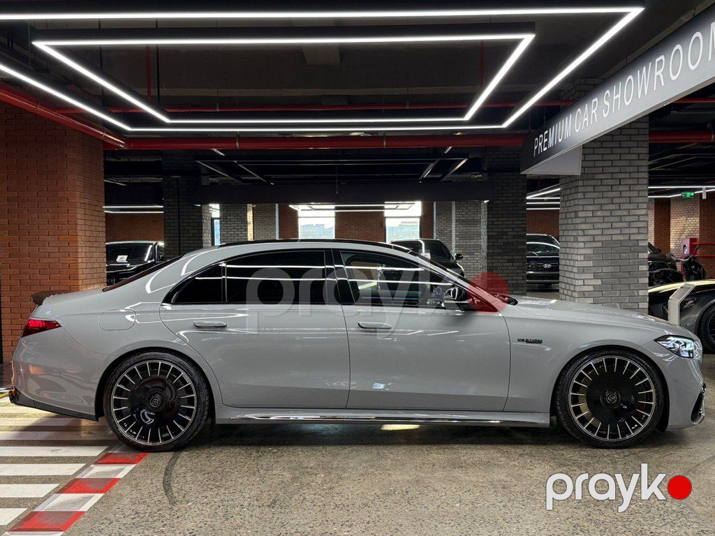 Mercedes S 63 AMG, 4.0 L, 13.1 kWh, 2023 il, 47 000 km — Avtomobillər, Bakı (8)