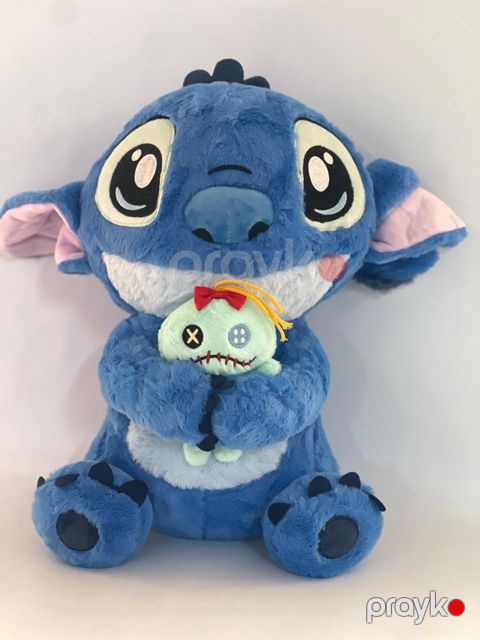 Yumşaq oyuncaq m-2577 Stitch, göy, 45 sm — Bakı
