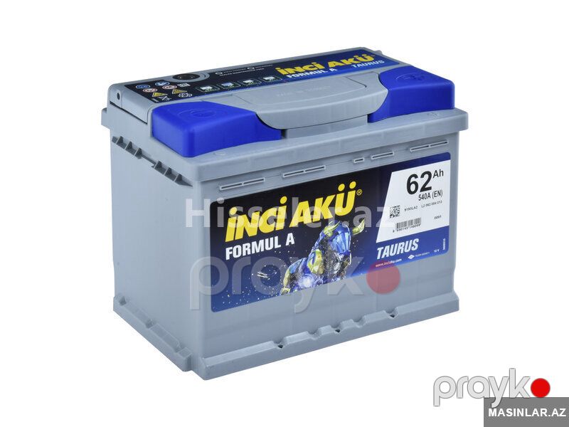 Akkumulyator Inci Aku Formula 62 Ah — Akkumulyatorlar, Bakı (2)