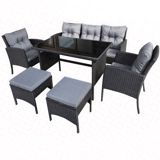 Oturacaq dəsti rattan 5+2 nəfərlik — Omid.az — Дача и сад