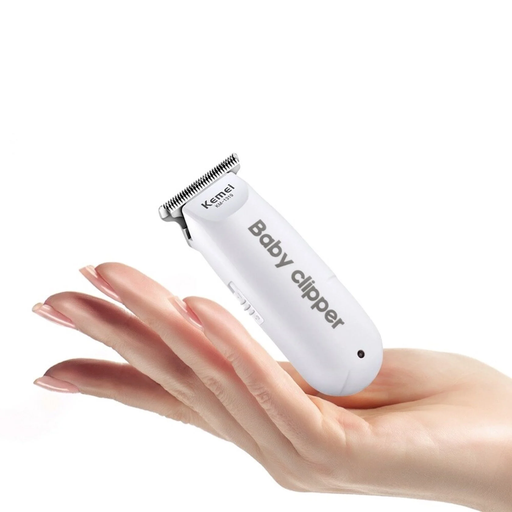 Saç kəsimi üçün cihaz Kemei KM-1319 Mini White — Saç kəsmə maşınları, Bakı (3)