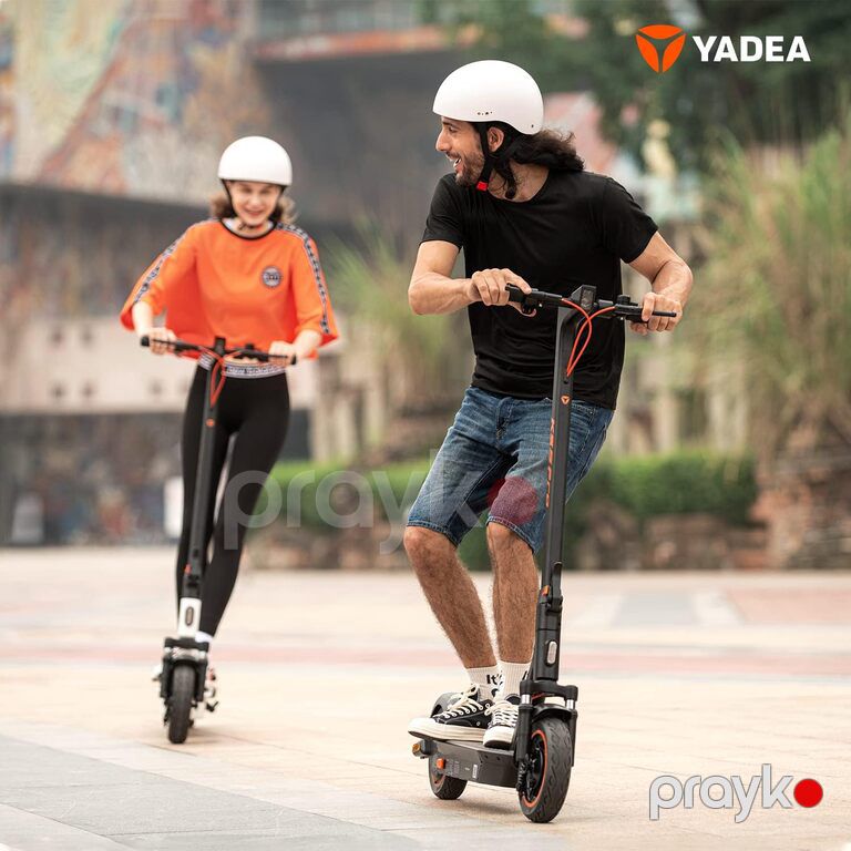 Elektrik skuter "Yadea KS5 White/Black and Blue/Grey" — İdman, hobi, istirahət, Bakı (4)