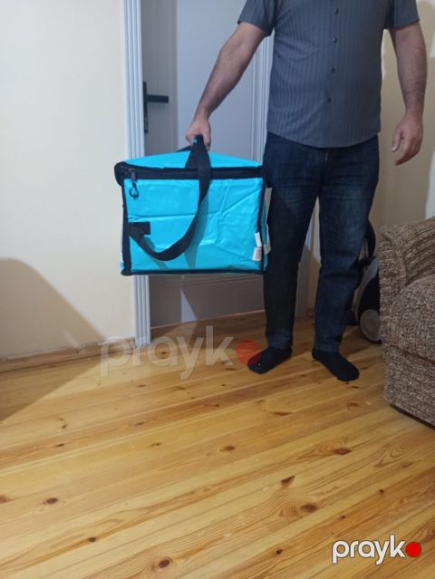 İzotermal çatdırılma çantası – mavi - Ölçü: təxmini kvadrat, həcmi — Digah