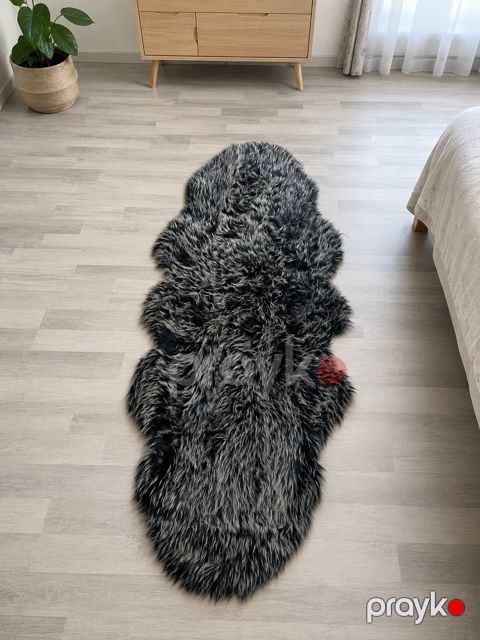 Xalça, boz, peluş, 60x180 sm — Bakı