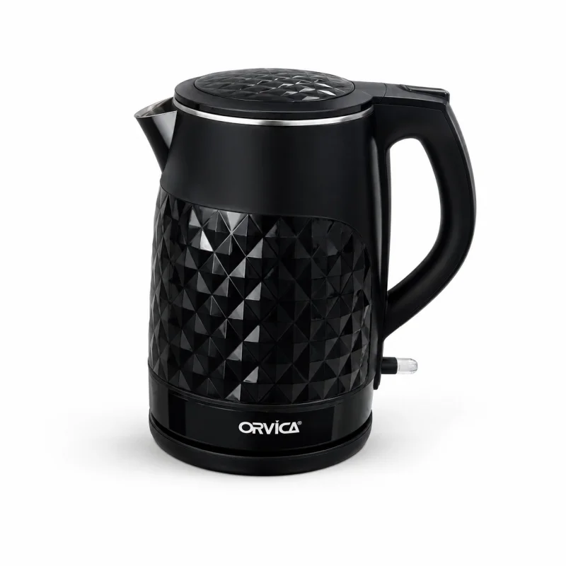 Elektrik çaydan Orvica ORM-8031, 2 l, Qara, 1850 Vt — Elektrik çaydanları və termoslar, Bakı