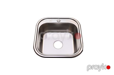 Mətbəx çanağı (moyka) 1-Lİ kvadrat 480*480*200 LS-4848F — Bakı