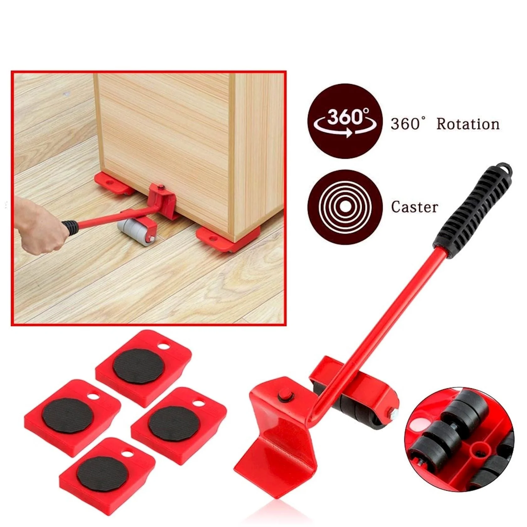 Portativ mebel qaldıran alət, 4 təkərli, metal — Ev texnikası, Bakı (4)
