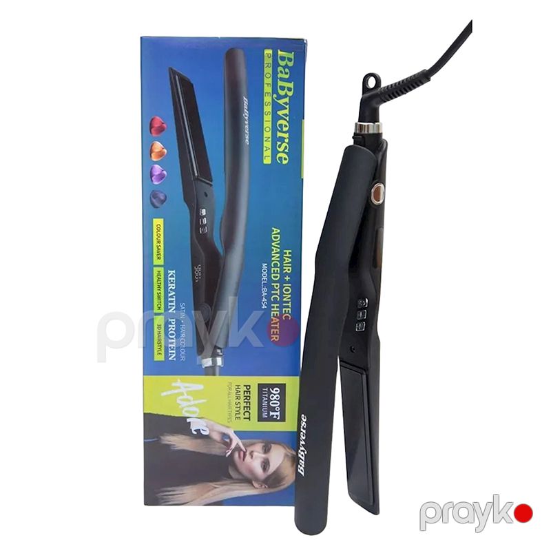 Saç üçün düzləşdirici BaByVerse BA-454 — Saç burmağa və düzəltməyə, Bakı (2)