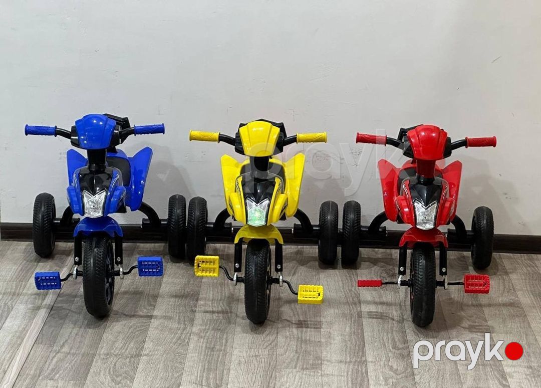 Uşaq üçtəkərli velosiped Vip3Teker MotoRide Göy — Mallar, Bakı (2)