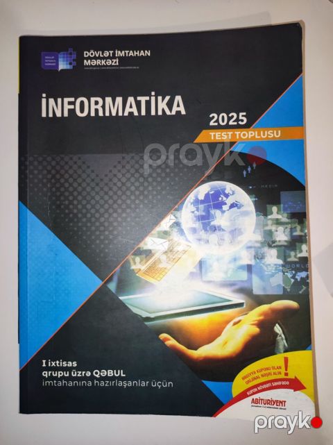 DİM “İnformatika 2025 – Test Toplusu” kitabı - Nəşriyyat: Dövlət — Xırdalan