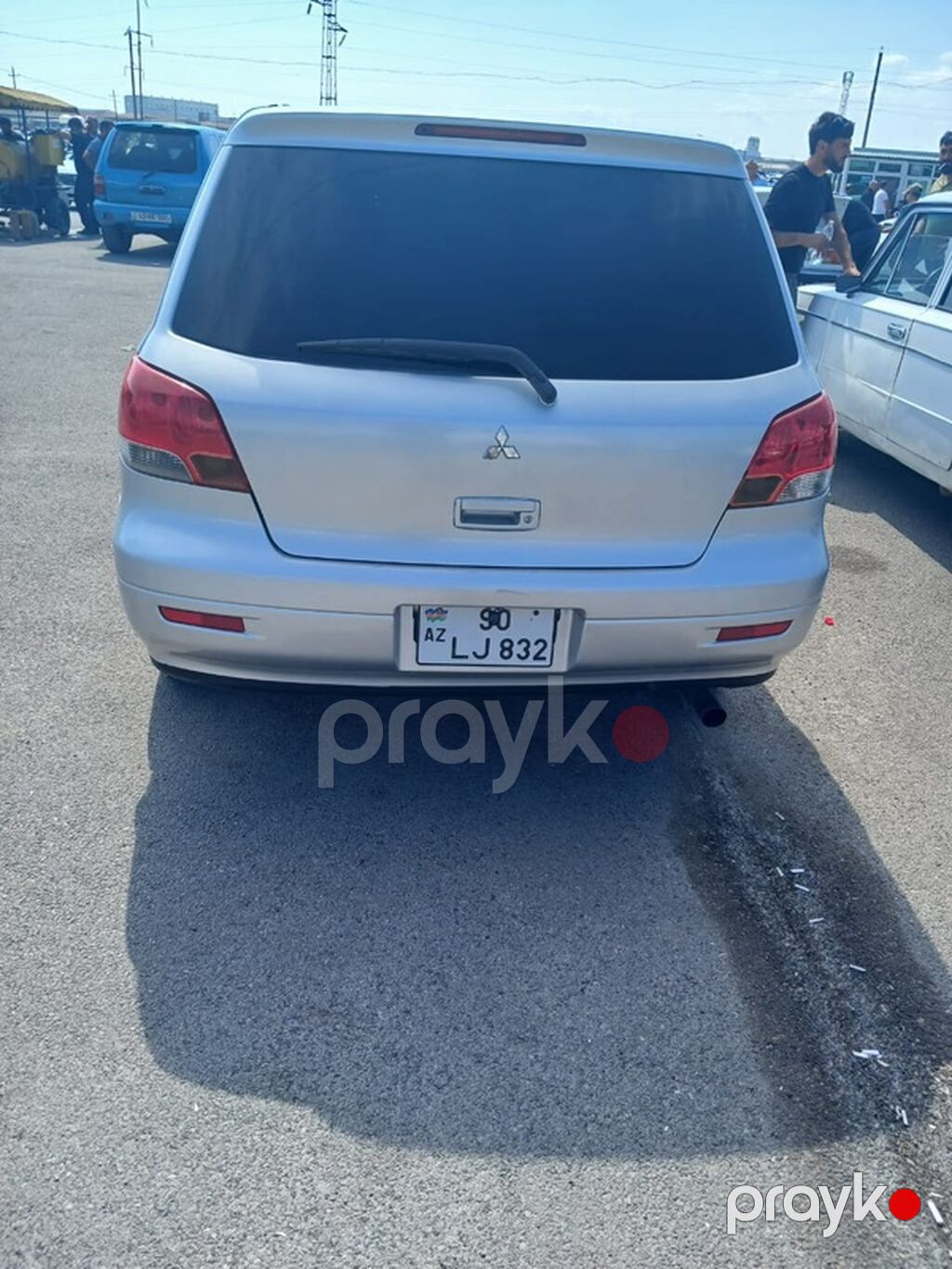 Mitsubishi Airtrek, gümüşü rəng, 5 qapılı krossover/gəzinti — Avtomobillər, Bakı (2)