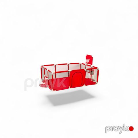 Oyun üçün manej Ab8500 120x180x66 sm, qırmızı — Bakı