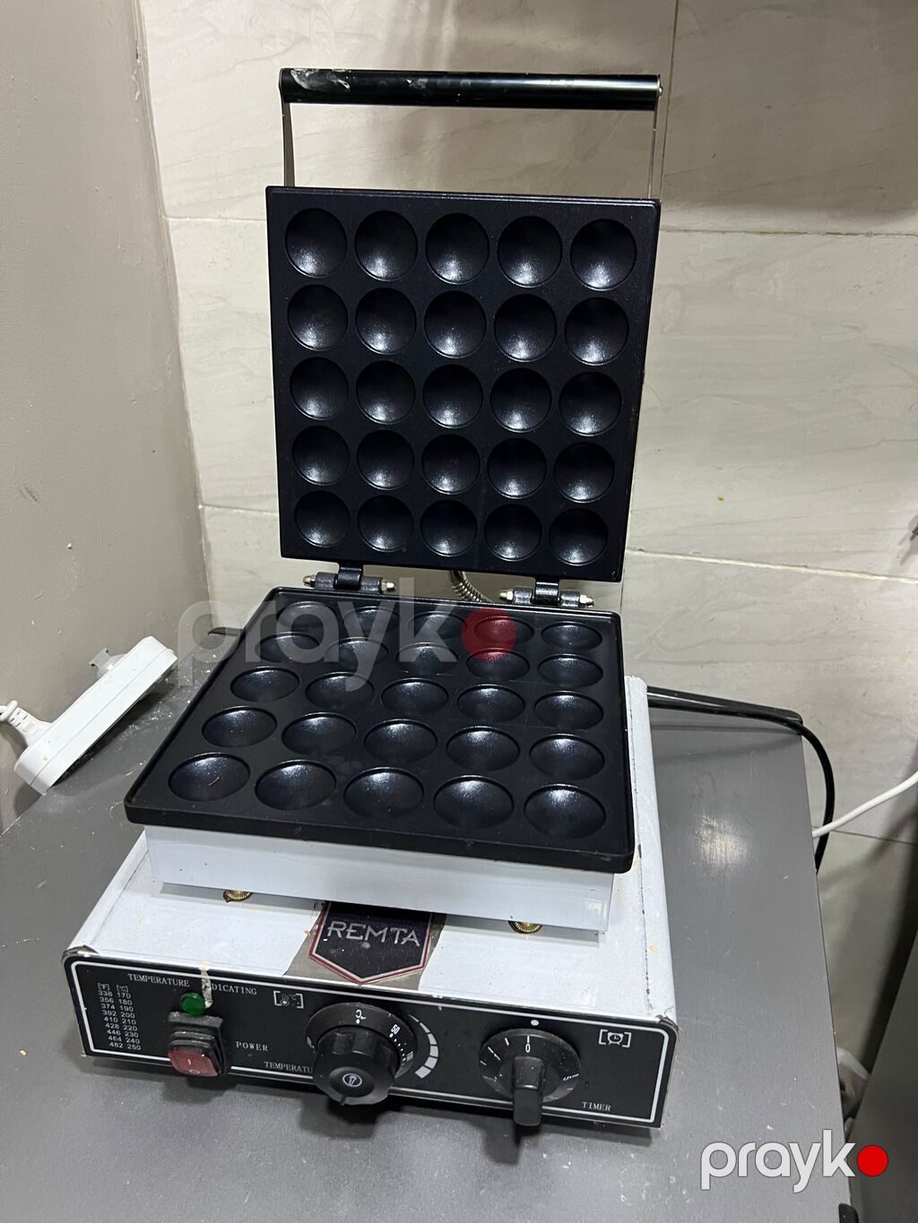 Remta mini pancake/ponçik aparat - Elektrikli masaüstü aparat, iki — Toster və vaflyasıcı, Masazır (2)