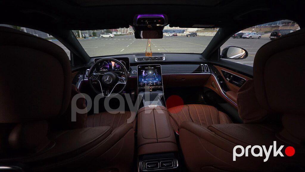 Mercedes S 500 4MATIC, 3.0 L, 2021 il, 111 330 km — Avtomobillər, Bakı (3)