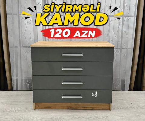 Sıyırməli kamod - 4 geniş siyirmə: sakit işləyən relslər, rahat — Komodlar və tumbalar