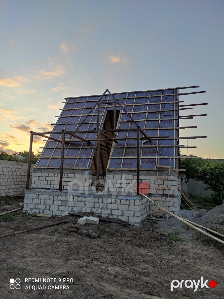 A-Frame evlərin tikintisi — Təmir və inşaat, Bakı (2)