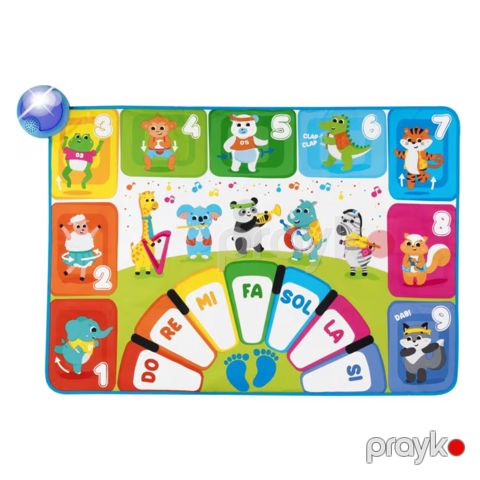 Musiqili oyun xalçası Chicco Happy Music, 100x70x4 sm, 2+ yaş — Bakı