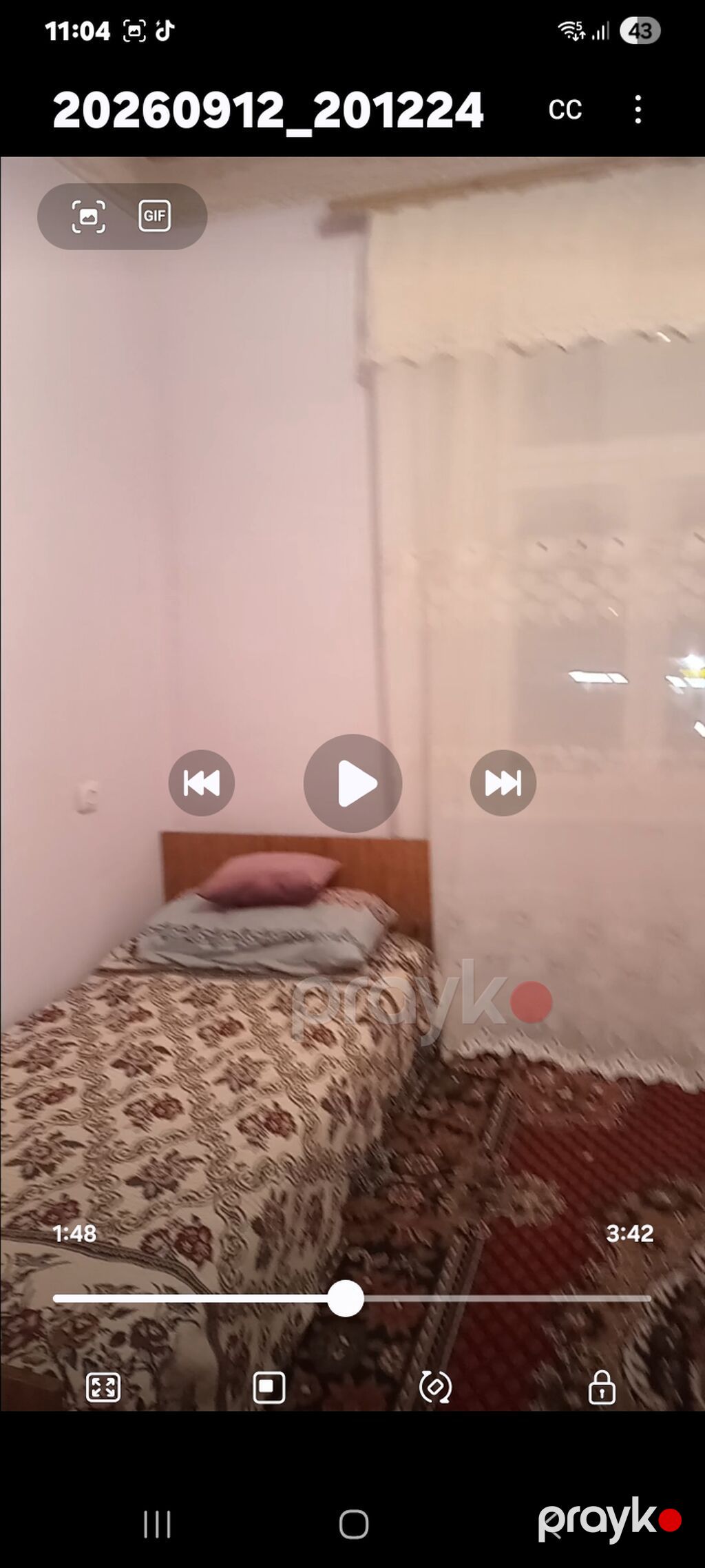 3 otaqli ev kiraye verilir Yeni Gence 1 ve 3 nomreli avtobuz — Mənzil, Gəncə (6)