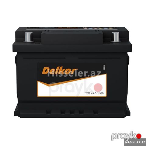 Akkumulyator Delkor 62 Ah R+ 580 A Euro 56219 — Bakı