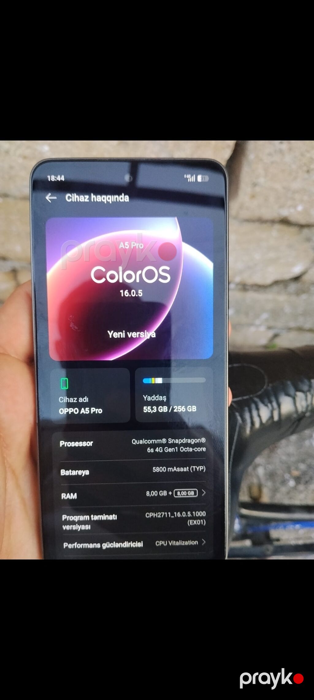 Oppo A5 Pro, 256 GB, rəng - Qara, Sensor — OPPO, Bakı (3)