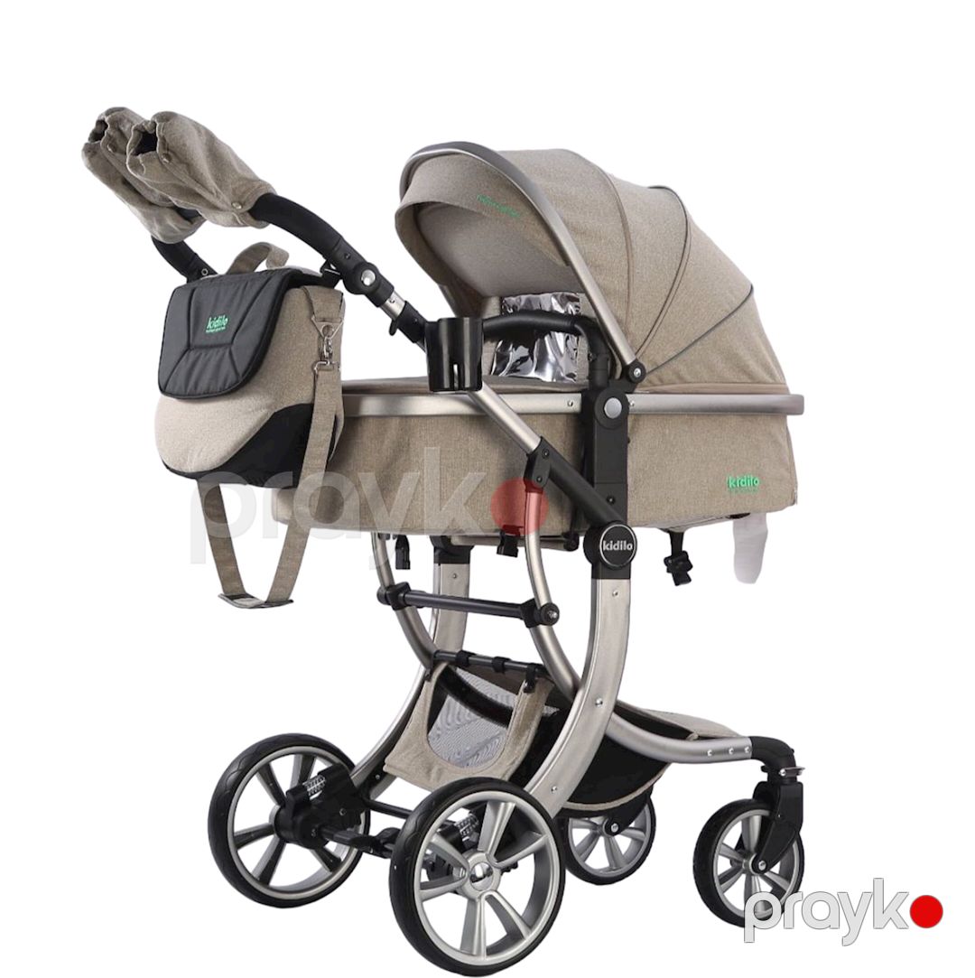 Uşaq arabası Kidilo G600+C, bej — Mallar, Bakı (2)