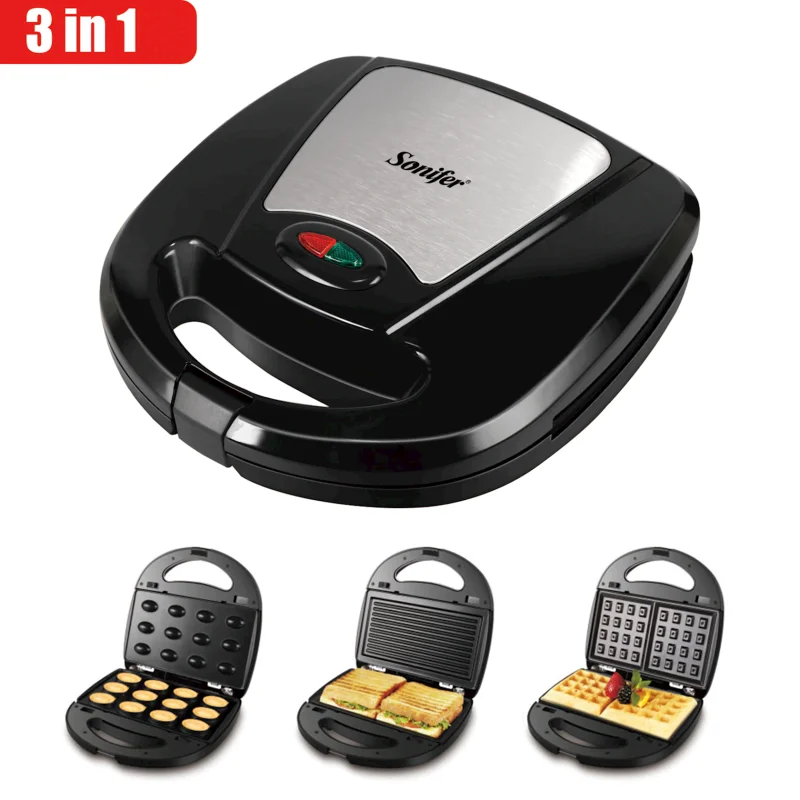 Sendviç cihazı Sonifer 3 в 1 SF-6063 — Toster və vaflyasıcı, Bakı (5)