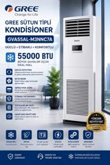 Dolab kondisioner "Gree GVA55AL-M3NNC7A" — Midea Electronics Azerbaijan