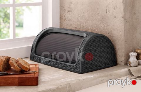 Çörək qabı 52455583, plastik, qara, 41.7x26.9x18.1 sm — Bakı