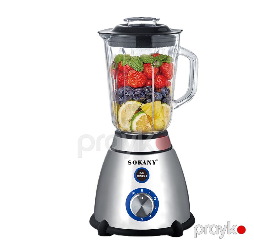Sokany SK-03031 Professional Blender 800W – 5 Sürətli, Smoothie və Meyvə Şirəsi üçün — Blenderlər, xırdalayanlar və mikserlər, Bakı