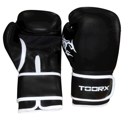 Boks əlcəyi Toorx Panther BOT-004, qara/ağ, ölçü 10 oz — Bakı